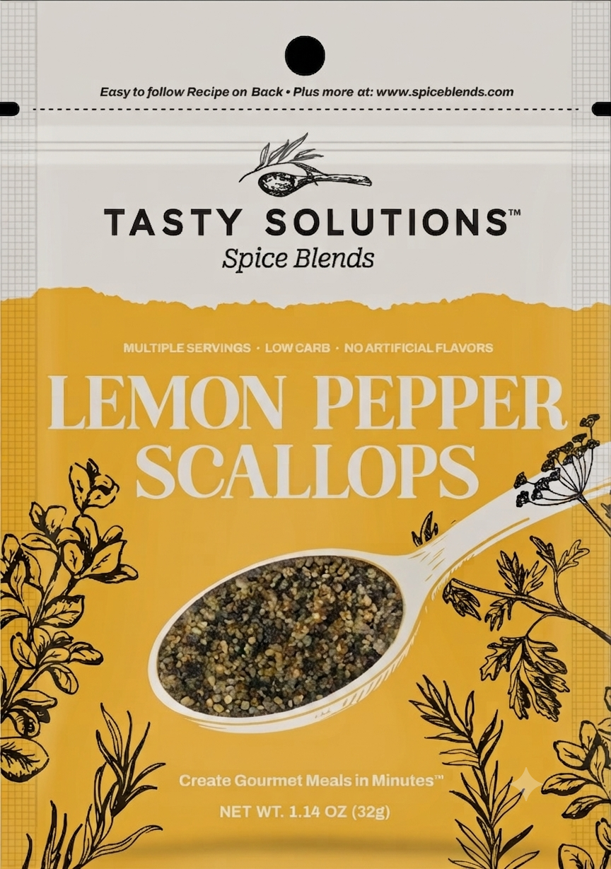 Lemon Pepper Scallops