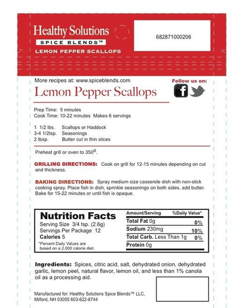 Lemon Pepper Scallops