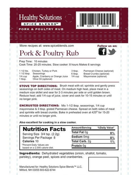 Pork & Poultry Rub