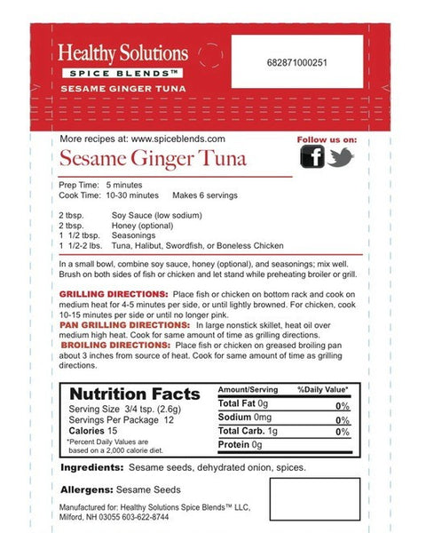 Sesame Ginger Tuna